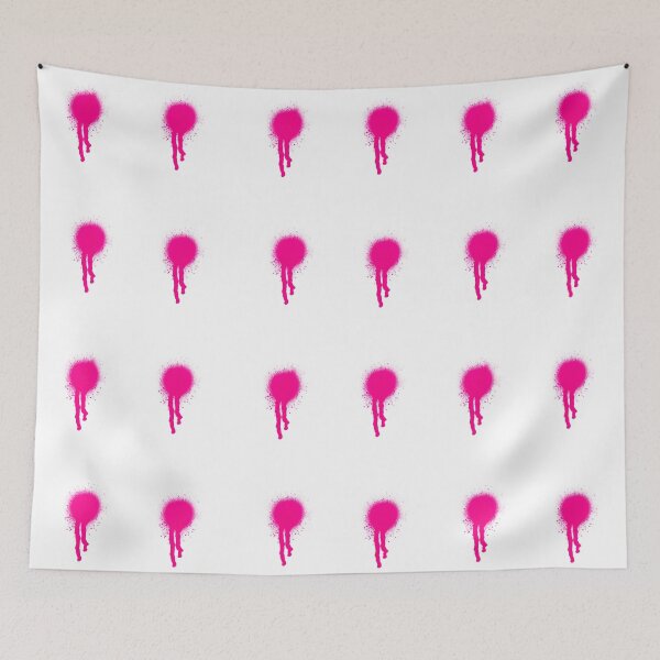 Item preview, Hot Pink Drip Spray Paint Print designed and sold by omittleman.