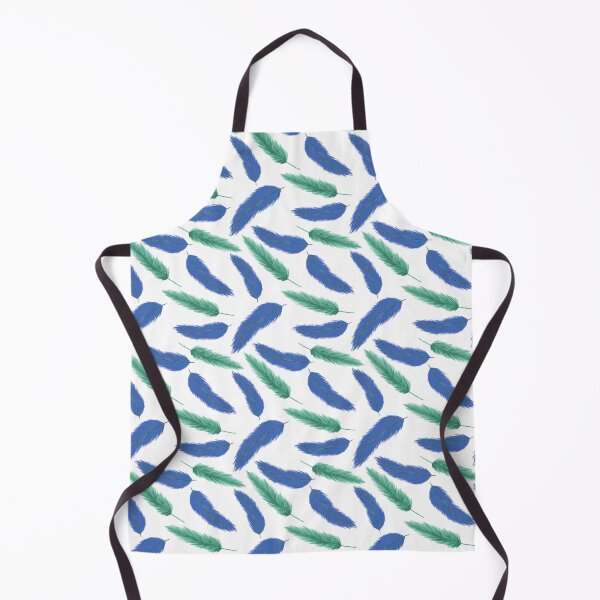 Item preview, Falling Feathers - Blue and Teal designed and sold by PaintInTheNight.