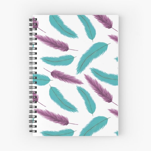 Item preview, Falling Feathers - Cyan and Purple designed and sold by PaintInTheNight.
