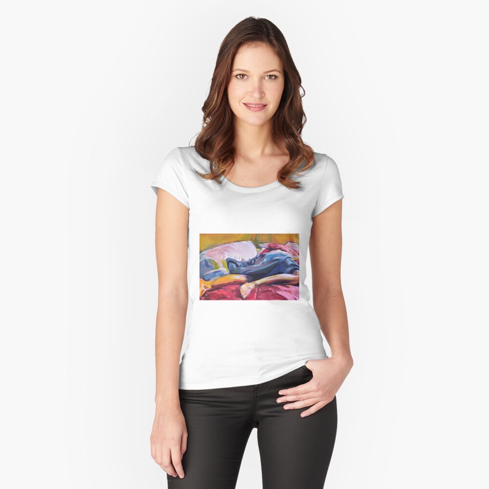 Item preview, Fitted Scoop T-Shirt designed and sold by redicool.