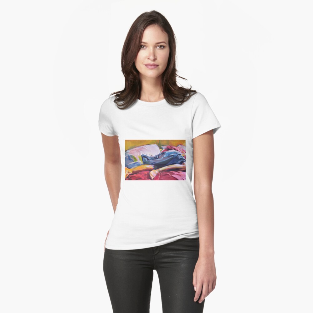 Item preview, Fitted T-Shirt designed and sold by redicool.