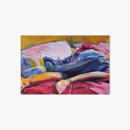 Sleep In Art Board Print