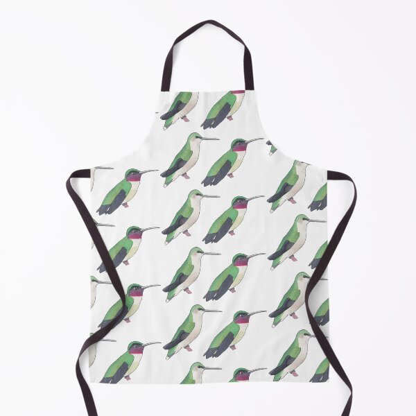 Item preview, Ruby-throated Hummingbird bird species wildlife art designed and sold by TheWaterBirds.