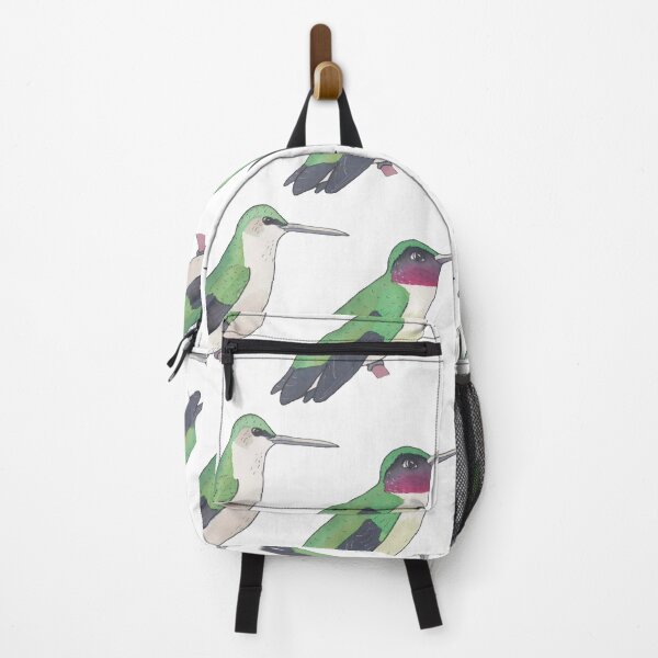 Item preview, Ruby-throated Hummingbird bird species wildlife art designed and sold by TheWaterBirds.