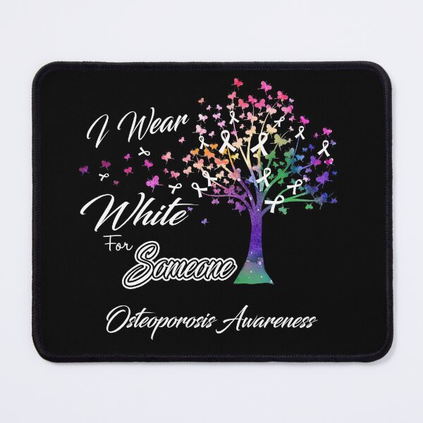 Item preview, Ribbon Tree I Wear White For Someone Osteoporosis Awareness designed and sold by Tadmab.