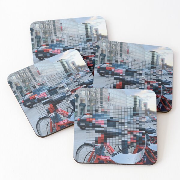 Item preview, Hamburg Bicycle Blur - Pixels  designed and sold by BullishGraphics.