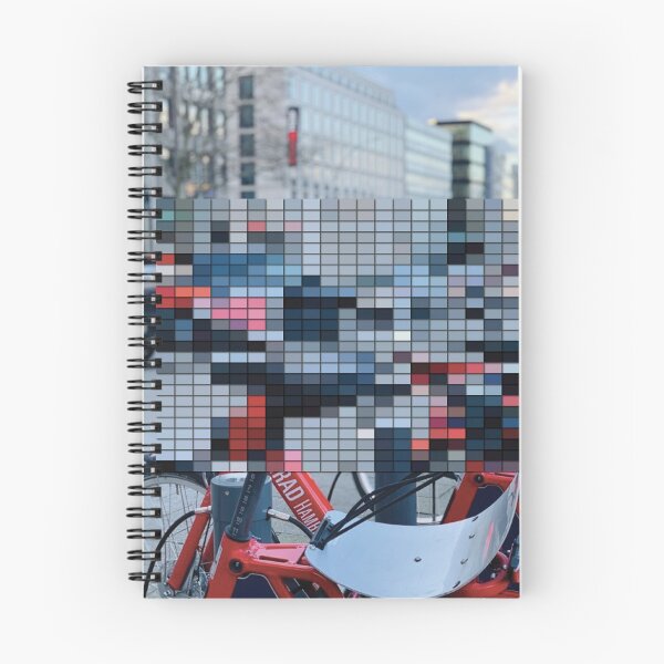 Item preview, Hamburg Bicycle Blur - Pixels  designed and sold by BullishGraphics.