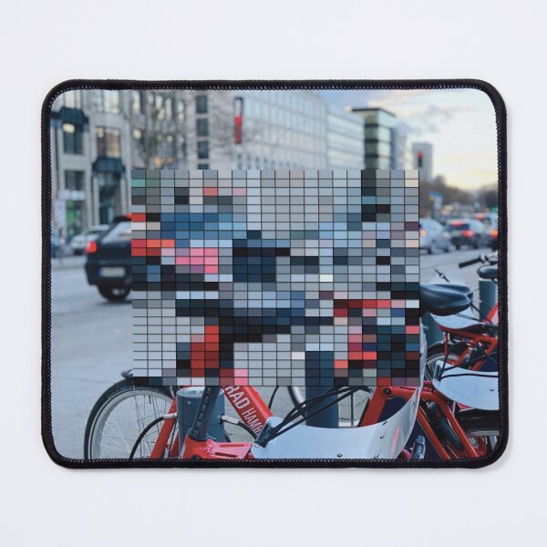 Item preview, Hamburg Bicycle Blur - Pixels  designed and sold by BullishGraphics.