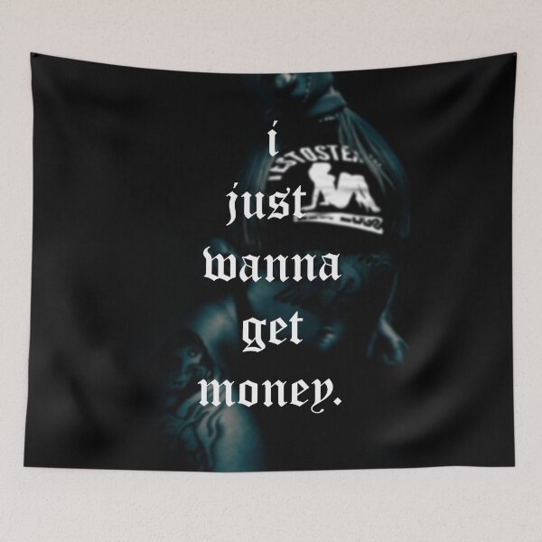 Item preview, i just wanna get money -  hooligan girl design designed and sold by andrei49387.