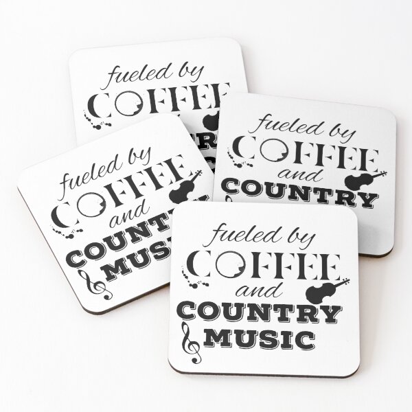 Item preview, Fueled by Coffee and Country Music designed and sold by ApparelPeople.