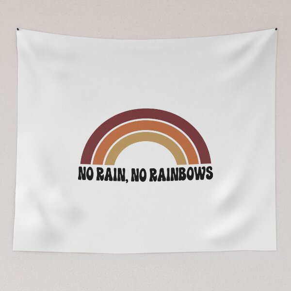 Item preview, No Rain, No Rainbows - Vintage designed and sold by TeeRock.