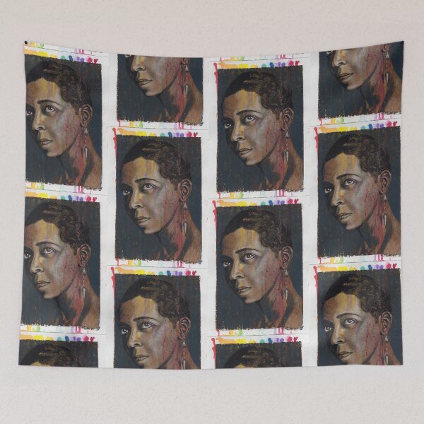 Item preview, Ethel Waters - Hand Drawn Oil and Ink Portrait designed and sold by HRHildebrand.