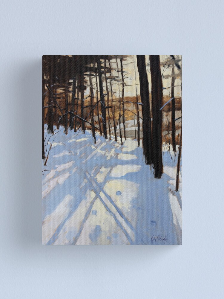 Alternate view of Skiing Beaver Pond Trail Canvas Print