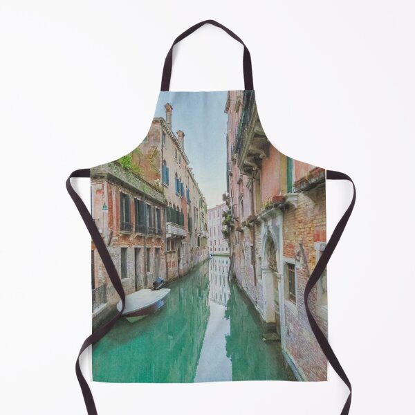 Item preview, White Boat on a Venetian Canal designed and sold by Brooke T Ryan Photographic Art.