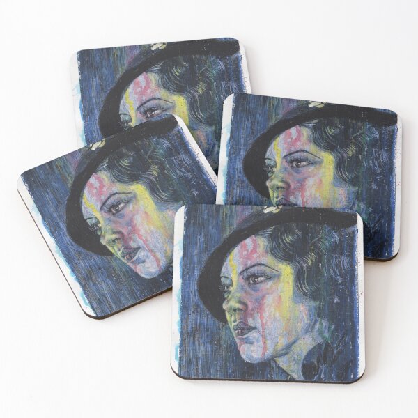 Item preview, Fredi Washington - Hand Drawn Oil and Ink Portrait designed and sold by HRHildebrand.