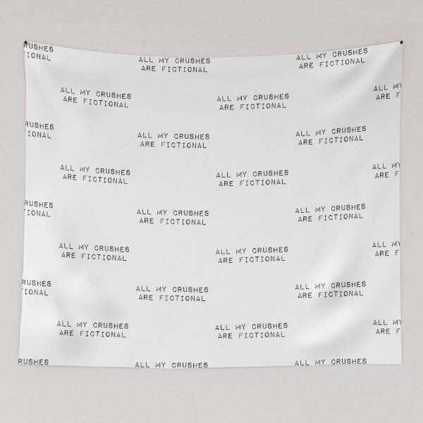 Item preview, All My Crushes Are Fictional :( designed and sold by Shea Sketches.