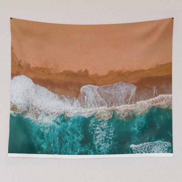 Item preview, Waves crashing onto the beach designed and sold by lullabel77.
