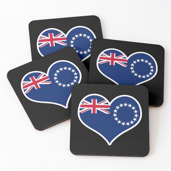 Item preview, Cook Islands Flag Heart designed and sold by PKHalford.
