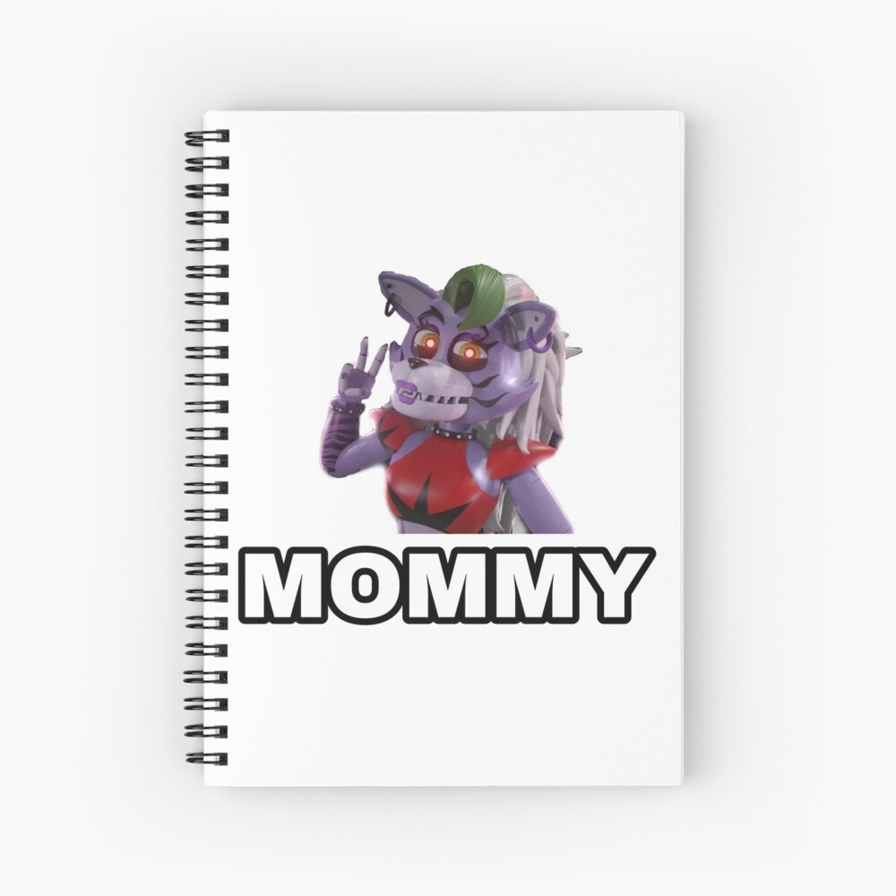 Main Animatronics: FNAF Security Breach Spiral Notebook 