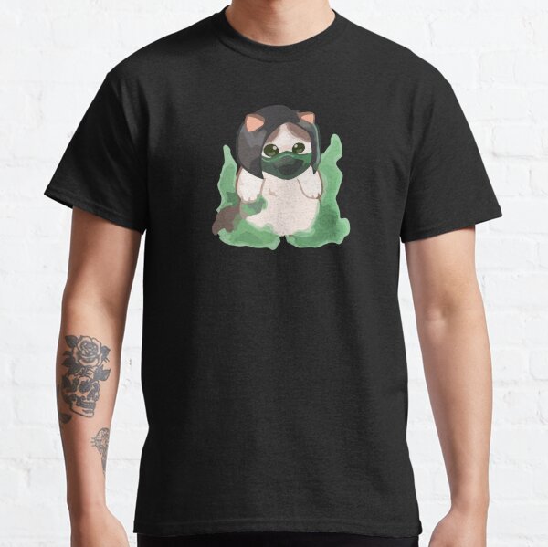 Chat Viper minimaliste mignon Chat pingouin surpris Viper T-shirt classique