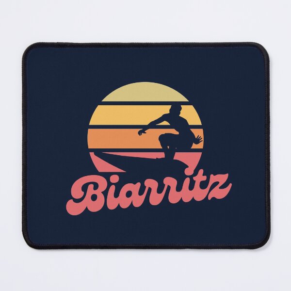 Item preview, Biarritz Retro Vintage Classic Surfing Sunset Beach designed and sold by frenchtastic.