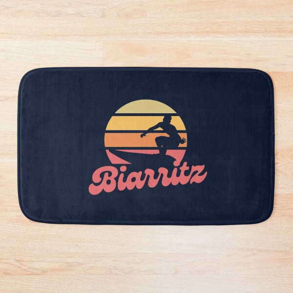 Item preview, Biarritz Retro Vintage Classic Surfing Sunset Beach designed and sold by frenchtastic.