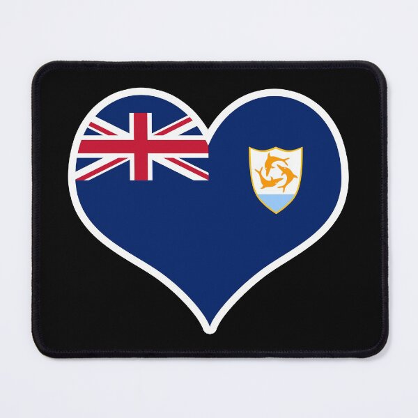 Item preview, Anguilla Flag Heart designed and sold by PKHalford.