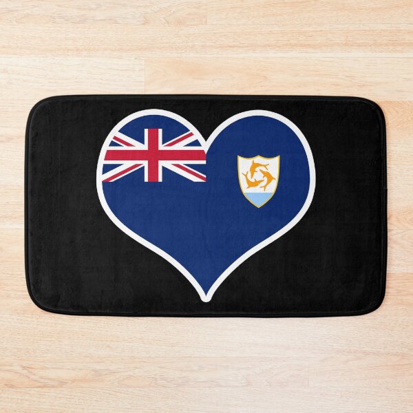 Item preview, Anguilla Flag Heart designed and sold by PKHalford.