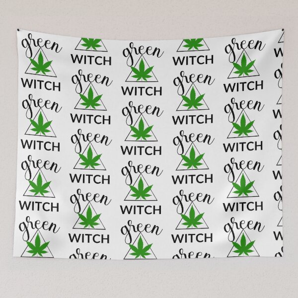 Item preview, Green Witch-gift for weed growers designed and sold by BRtisticDesigns.
