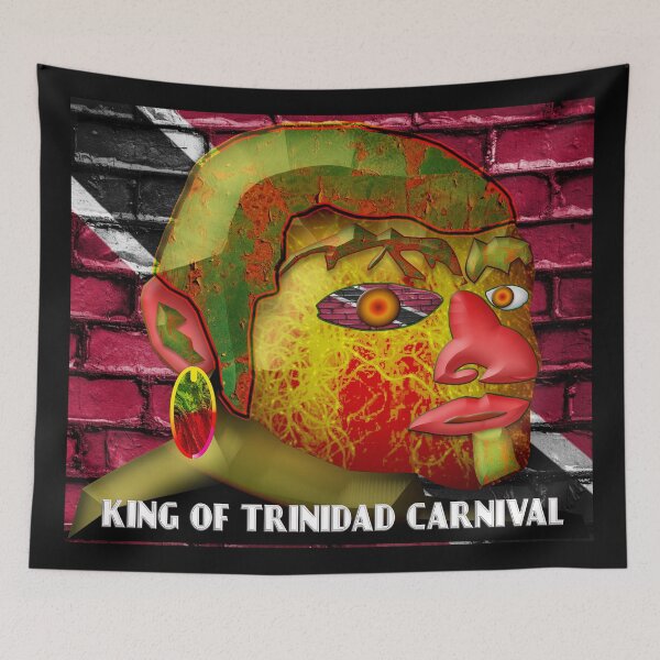 Item preview, KING OF TRINIDAD CARNIVAL - STEEL PAN PLAYER  -  STEEL DRUM PLAYER - TRINIDAD AND TOBAGO - STEEL BAND CALYPSO SOCA  DANCE CARNIVAL. designed and sold by Ralek.