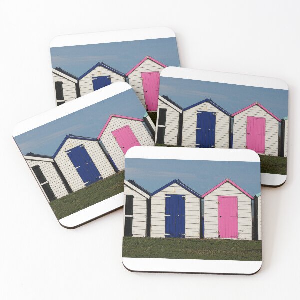 Item preview, Holiday Beach Huts designed and sold by Vision4art by Conway.