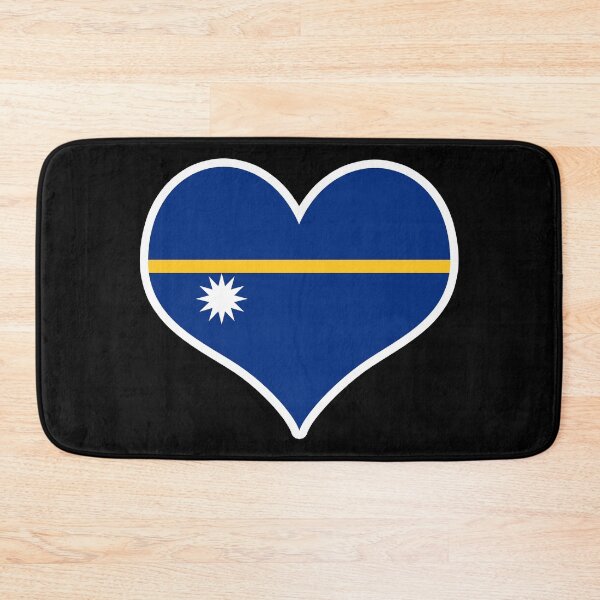 Item preview, Nauru Flag Heart designed and sold by PKHalford.