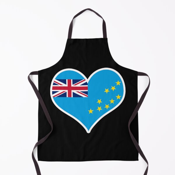 Item preview, Tuvalu Flag Heart designed and sold by PKHalford.