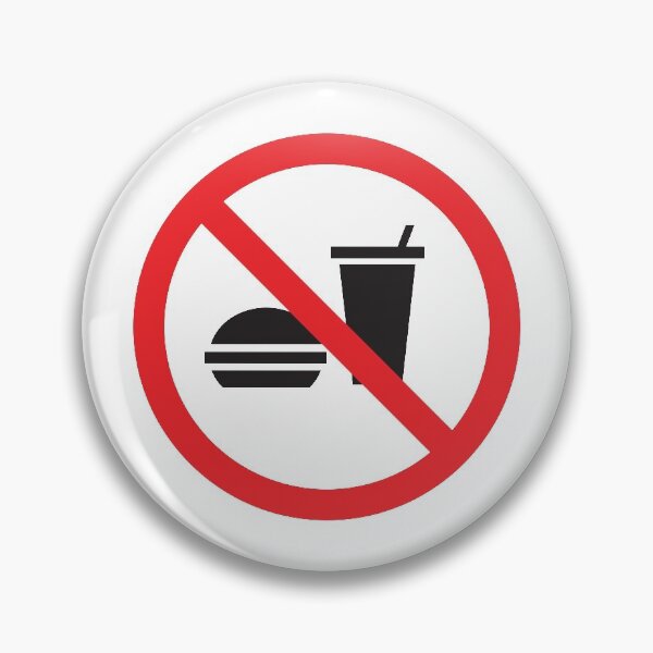 Artikelvorschau, Kein Essen oder Trinken Warnschild entworfen und verkauft von tecoprint.