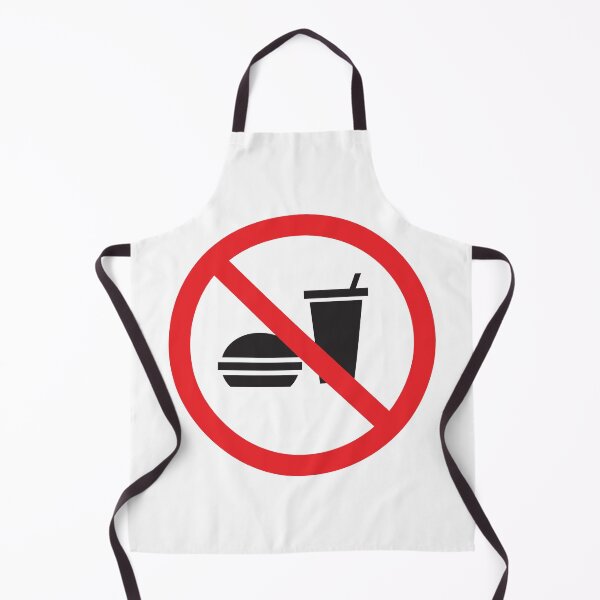 Item preview, No Food Or Drink Caution Sign designed and sold by tecoprint.