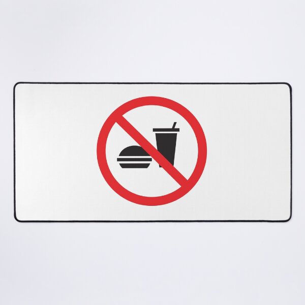 Item preview, No Food Or Drink Caution Sign designed and sold by tecoprint.