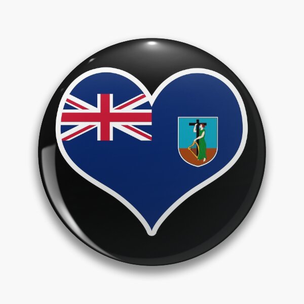 Item preview, Montserrat Flag Heart designed and sold by PKHalford.