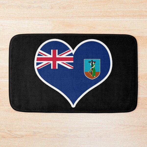Item preview, Montserrat Flag Heart designed and sold by PKHalford.