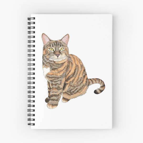 Item preview, Smug Tabby Cat - Tabby Cat Smiling - Tabby Kitty Smirk - White Background designed and sold by EcoElsa.