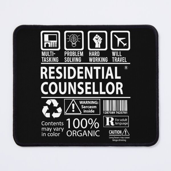 Item preview, Residential Counsellor T Shirt - MultiTasking Certified Job Gift Item Tee designed and sold by oslandefren.