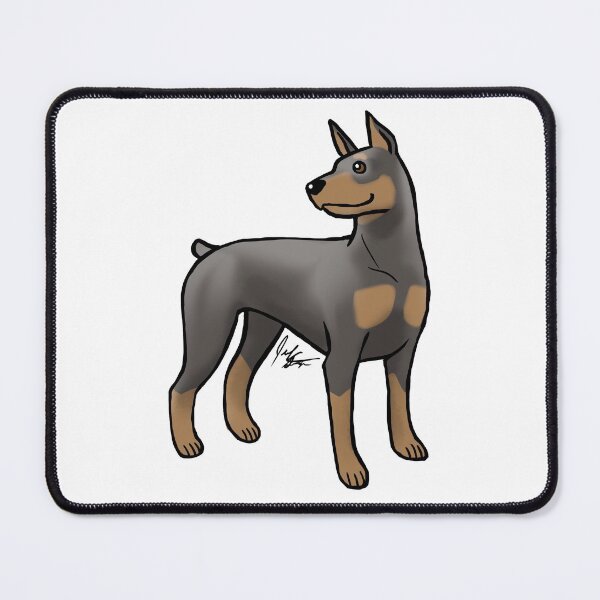 Item preview, Dog - Pinscher - Blue and Tan designed and sold by Jennifer Stolzer.