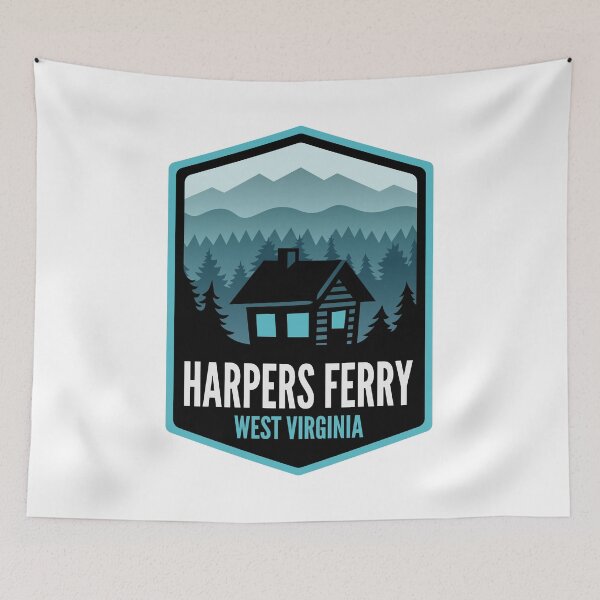 Item preview, Harpers Ferry West Virginia Mountain Town Cabin designed and sold by HalpinDesign.