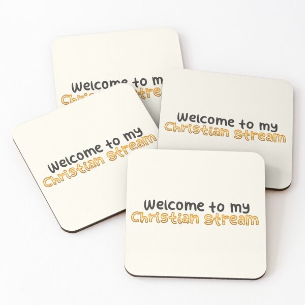 Item preview, Welcome to my Christian Stream designed and sold by colacatinthehat.