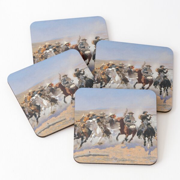 Item preview, A Dash For The Timber - Frederic Remington - 1889 designed and sold by warishellstore.