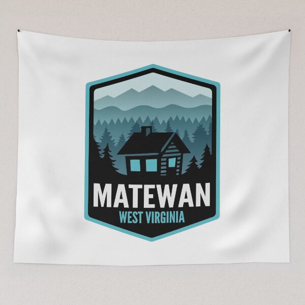 Aperçu de l'œuvre Matewan West Virginia Mountain Town Cabin créée et vendue par HalpinDesign.