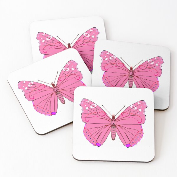 Item preview, Pink butterfly vibrant design. designed and sold by Elonium.