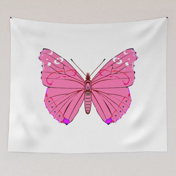 Item preview, Pink butterfly vibrant design. designed and sold by Elonium.