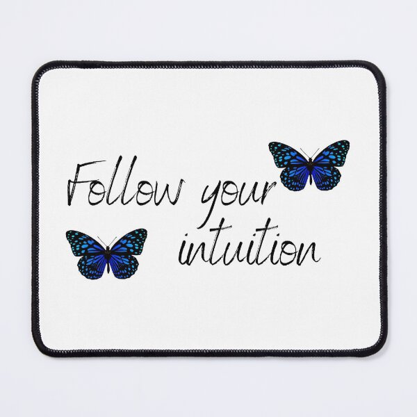 Item preview, Follow Your Intuition Blue Butterfly designed and sold by designsbyreaia.