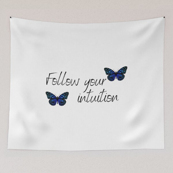 Item preview, Follow Your Intuition Blue Butterfly designed and sold by designsbyreaia.