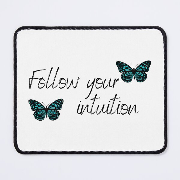 Item preview, Follow Your Intuition Teal Butterfly designed and sold by designsbyreaia.